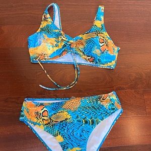 Animal print bikini
